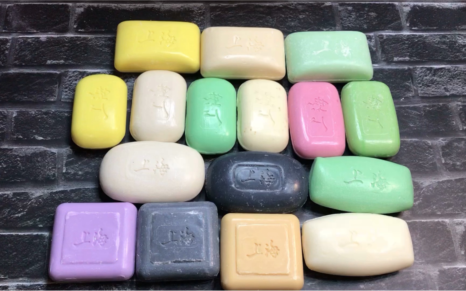 刮香皂—16塊上海香皂大合集 對(duì)上海皂永遠(yuǎn)沒有抵抗力，支持國(guó)產(chǎn)香皂！紡織品上光皂